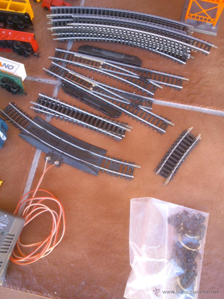 Trenes escala: GRAN LOTE TREN MEHANO CON COMPLEMENTOS DIVERSOS - Foto 3