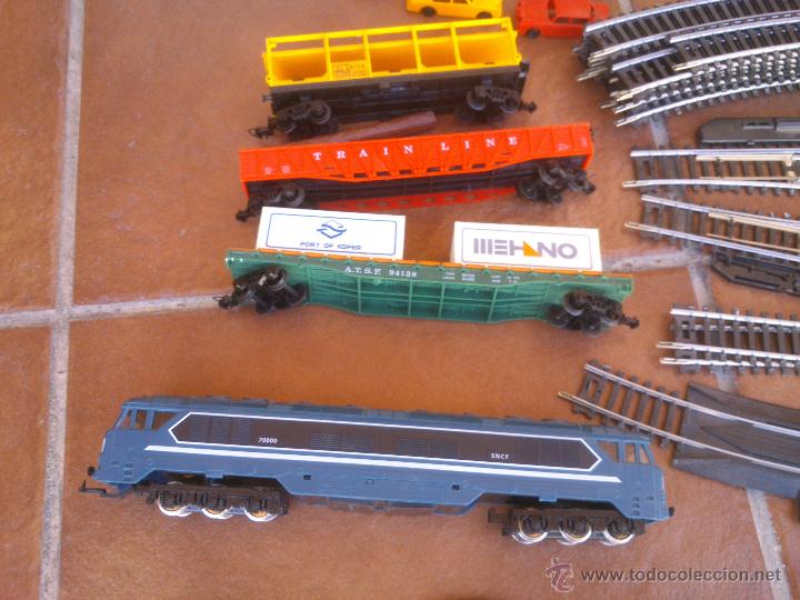 Trenes escala: GRAN LOTE TREN MEHANO CON COMPLEMENTOS DIVERSOS - Foto 6