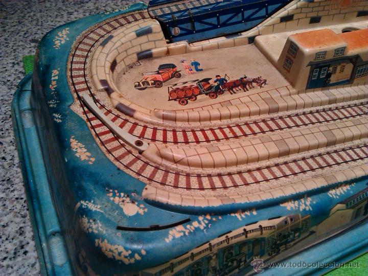 Trenes escala: Circuito en pl&aacute;stico y hojalata - Foto 4
