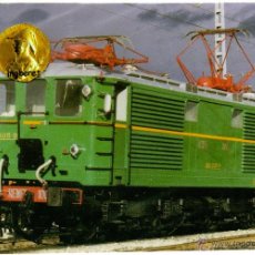 Trenes Escala: POSTAL TREN LOCOMOTORA RENFE 1005. Lote 54541327