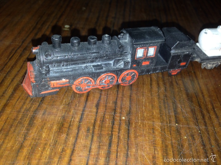 Trenes escala: Tren de metal original de 1940-50 - Foto 2
