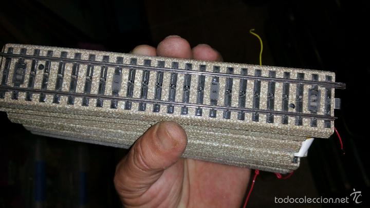 Trenes escala: 10 TRAMOS DE VIAS DE MARKLIN - Foto 1