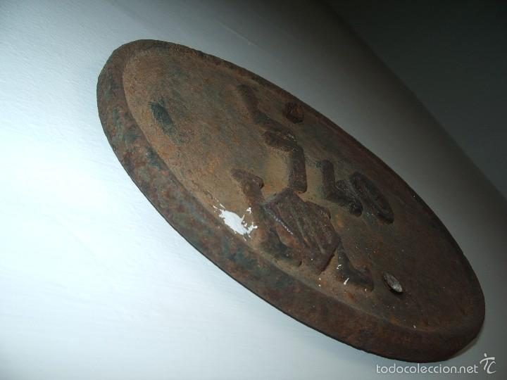 Trenes escala: Antigua PLACA TRANV&Iacute;A - Foto 4