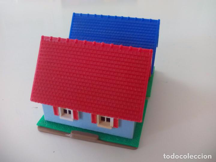 Trenes escala: Lote de 2 Casas o edificios. Para maqueta de tren o decoraci&oacute;n. H0. Casas, edificios miniatura - Foto 4