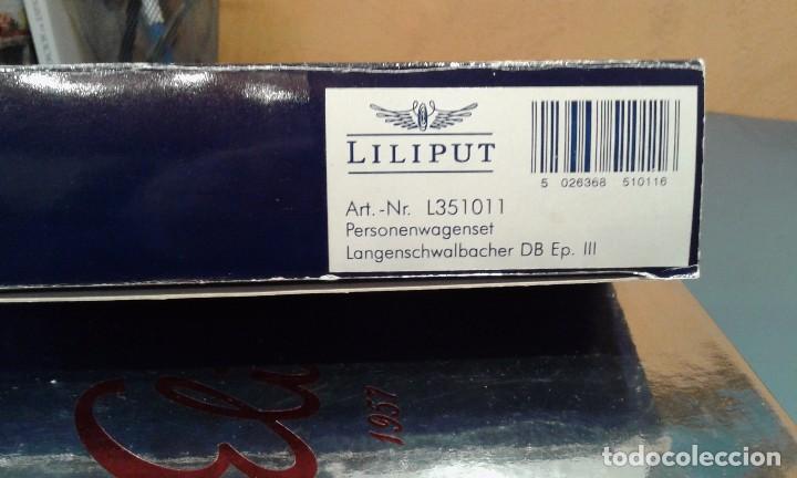 Trenes escala: Caja con cuatro vagones de Liliput - Foto 1