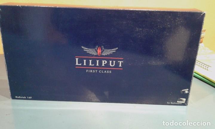 Trenes escala: Caja con cuatro vagones de Liliput - Foto 2