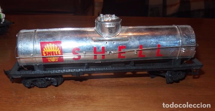 Trenes escala: VAG&Oacute;N CISTERNA SHELL,TYCO,ESCALA H0 - Foto 1