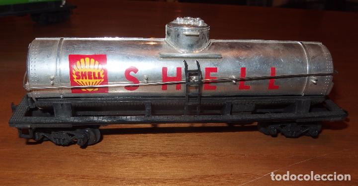 Trenes escala: VAG&Oacute;N CISTERNA SHELL,TYCO,ESCALA H0 - Foto 2