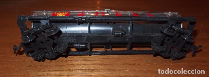 Trenes escala: VAG&Oacute;N CISTERNA SHELL,TYCO,ESCALA H0 - Foto 5