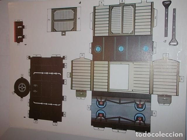 Trenes escala: ANTIGUO RECORTABLE DE FERROCARRIL DE LITO.NUEVO - Foto 2