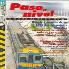 Trenes Escala: REVISTA PASO A NIVEL Nº 13. REF. PASOANIVEL-13