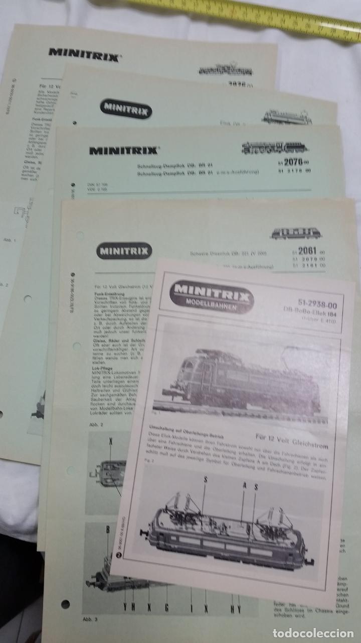 Trenes escala: MINITRX DOCUMENTOS VARIOS - Foto 1