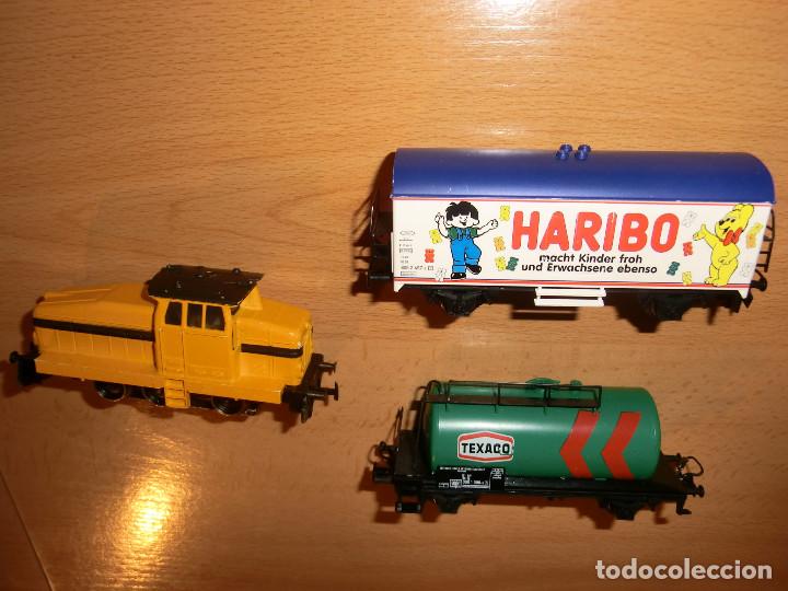 Trenes escala: locomotora maniobra y vagones - Foto 4