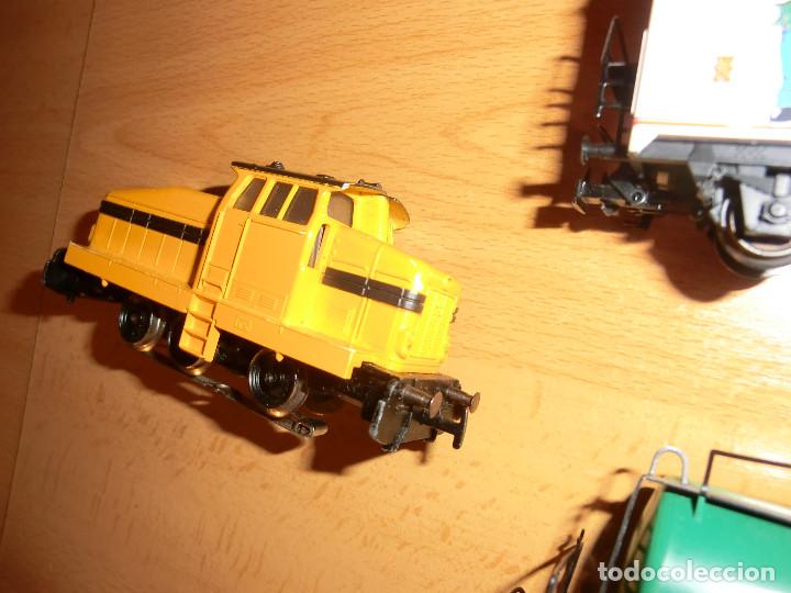 Trenes escala: locomotora maniobra y vagones - Foto 5