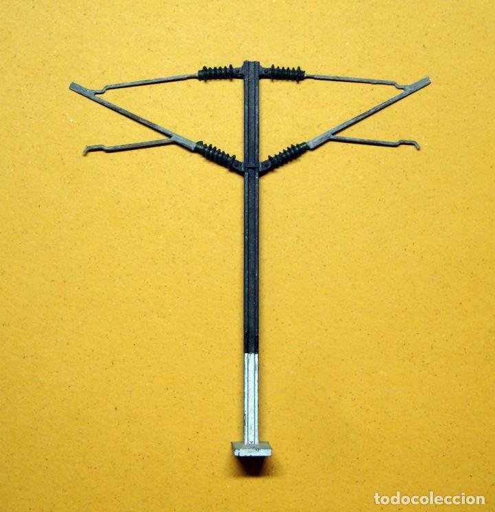 Trenes escala: Poste Catenaria doble - Foto 1