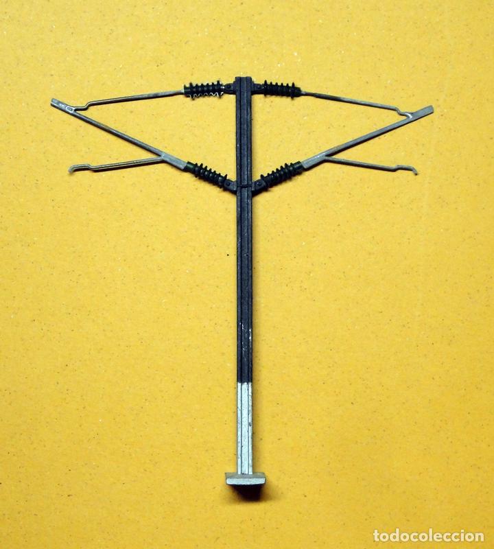 Trenes escala: poste catenaria doble - Foto 1