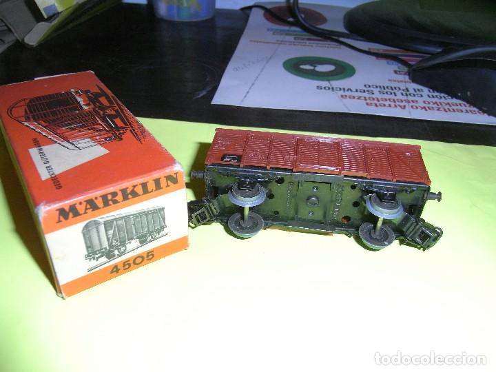 Trenes escala: Vagon MARKLIN, Wagon Couvert MARKLIN 4505 - Foto 1