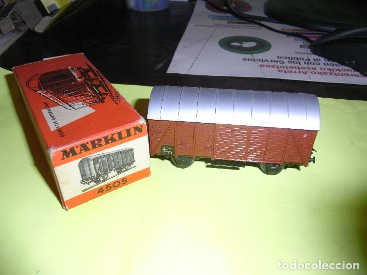 Trenes escala: Vagon MARKLIN, Wagon Couvert MARKLIN 4505 - Foto 2