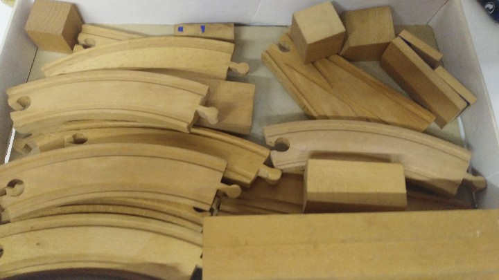 Trenes escala: antiguo tren  de madera - Foto 7
