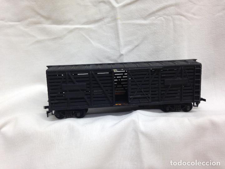 Trenes escala: Vag&oacute;n ganado - Foto 3