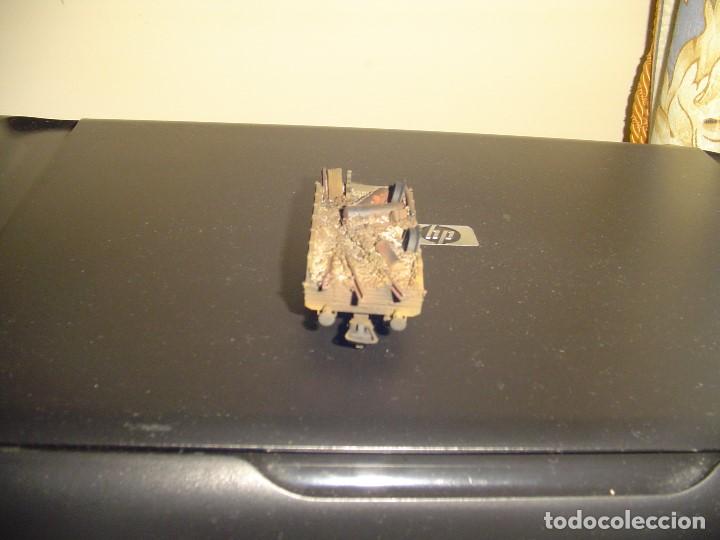 Trenes escala: Vag&oacute;n H0 militarizado . - Foto 4