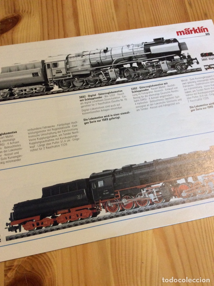 Trenes escala: Catalogo marklin trenes 1989 - Foto 2
