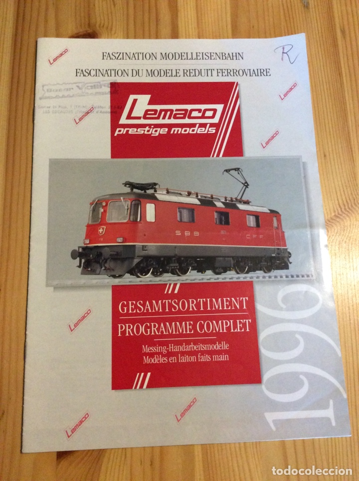 Trenes escala: Catalogo trenes lemaco 1996 - Foto 1