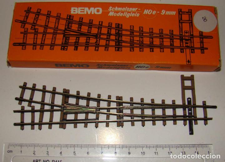 Trenes escala: DESV&Iacute;O DERECHO 12&ordm; DE LA MARCA BEMO REF: 4010000 ESCALA H0e - Foto 1