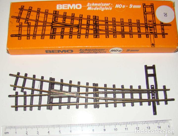 Trenes escala: DESV&Iacute;O DERECHO 12&ordm; DE LA MARCA BEMO REF: 4010000 ESCALA H0e - Foto 1
