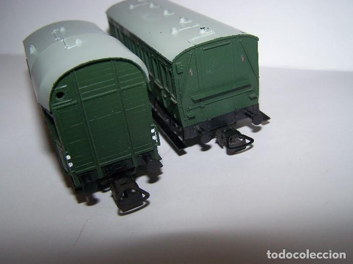 Trenes escala: DOS VAGONES MARCA PIKO EN H0 HO. - Foto 5