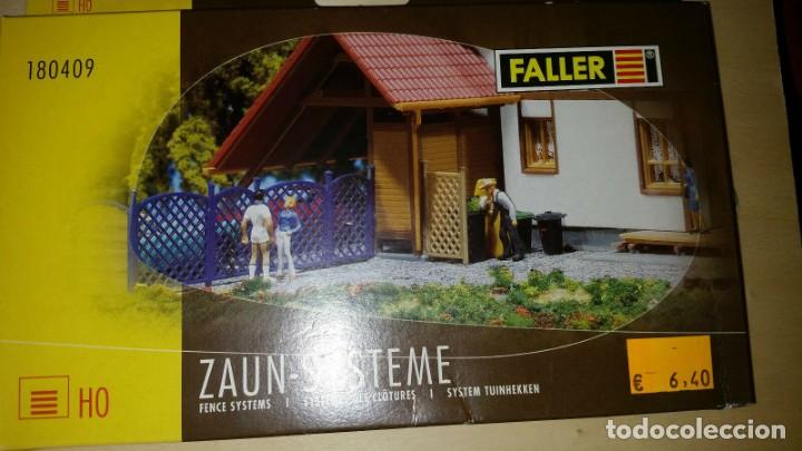Trenes escala: FALLER REF.180409.ESCALA HO. VALLAS Y PUERTAS. - Foto 1