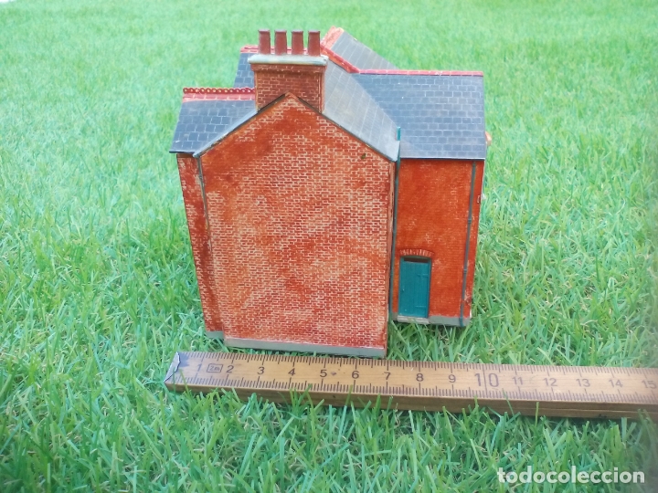 Trenes escala: EDIFICIO DE MAQUETA DE TREN ESCALA H0 MINIATURA - Foto 5