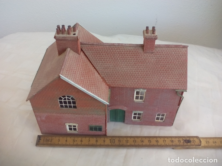 Trenes escala: CASA EDIFICIO PARA MAQUETA DE TREN ESCALA H0. . MINIATURA - Foto 3