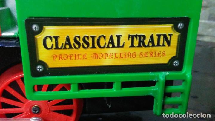 Trenes escala: CLASSICAL TRAIN. LOCOMOTORA A PILAS. FUNCIONANDO. - Foto 3