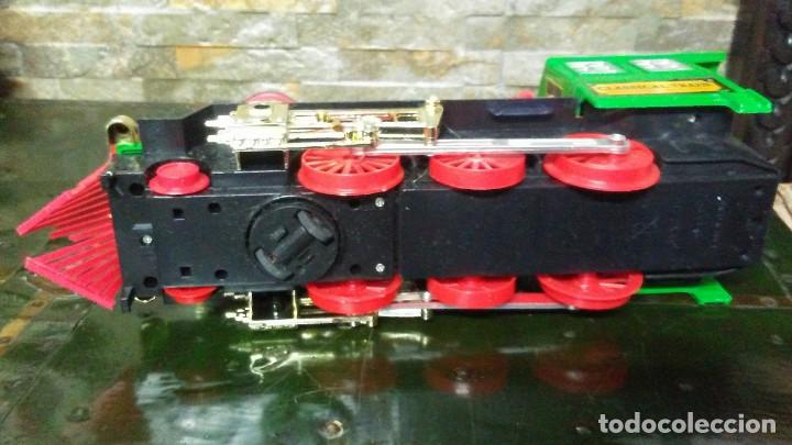 Trenes escala: CLASSICAL TRAIN. LOCOMOTORA A PILAS. FUNCIONANDO. - Foto 10