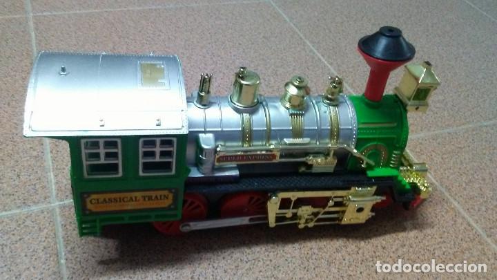 Trenes escala: CLASSICAL TRAIN. LOCOMOTORA A PILAS. FUNCIONANDO. - Foto 15