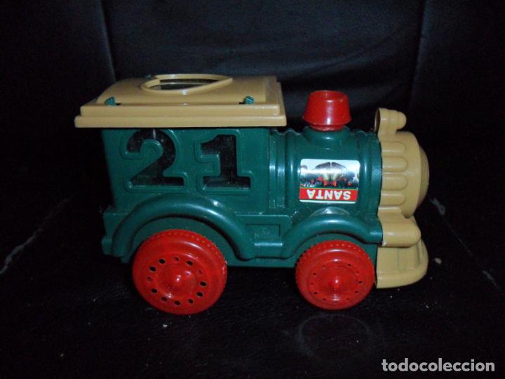 Trenes escala: TREN NAVIDE&Ntilde;O DE PLASTICO - - Foto 2