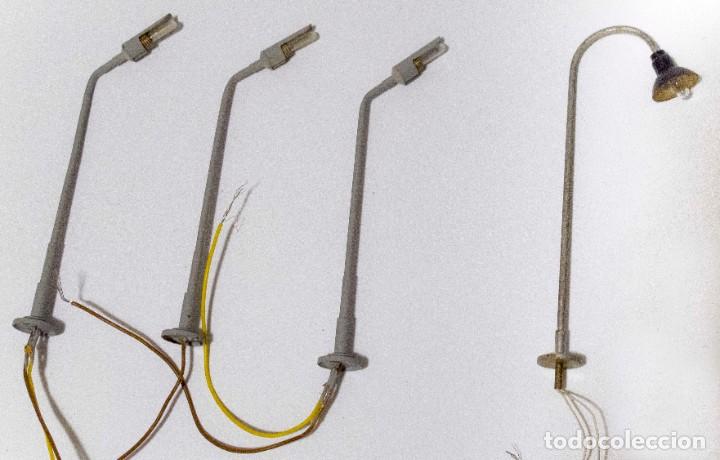 Trenes escala: JUEGO DE FAROLAS LUMINOSAS DE VARIOS TIPOS - Foto 5