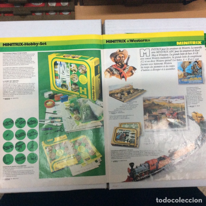 Trenes escala: MINITRIX CAT&Aacute;LOGOS E INSTRUCCIONES (en alem&aacute;n ,franc&eacute;s y castellano)finales de los 70 - Foto 2
