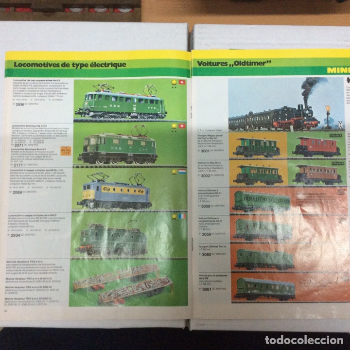 Trenes escala: MINITRIX CAT&Aacute;LOGOS E INSTRUCCIONES (en alem&aacute;n ,franc&eacute;s y castellano)finales de los 70 - Foto 3