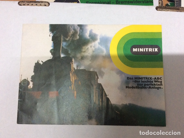 Trenes escala: MINITRIX CAT&Aacute;LOGOS E INSTRUCCIONES (en alem&aacute;n ,franc&eacute;s y castellano)finales de los 70 - Foto 5