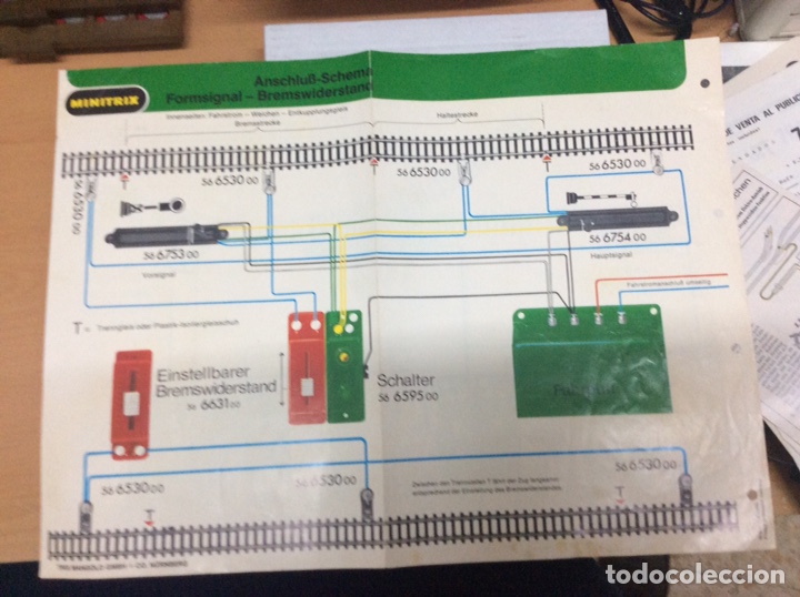 Trenes escala: MINITRIX CAT&Aacute;LOGOS E INSTRUCCIONES (en alem&aacute;n ,franc&eacute;s y castellano)finales de los 70 - Foto 9