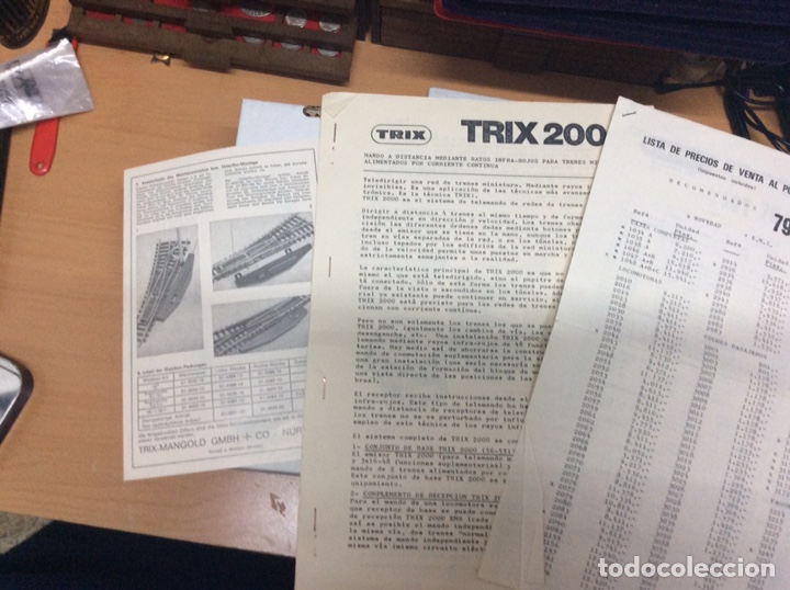 Trenes escala: MINITRIX CAT&Aacute;LOGOS E INSTRUCCIONES (en alem&aacute;n ,franc&eacute;s y castellano)finales de los 70 - Foto 10