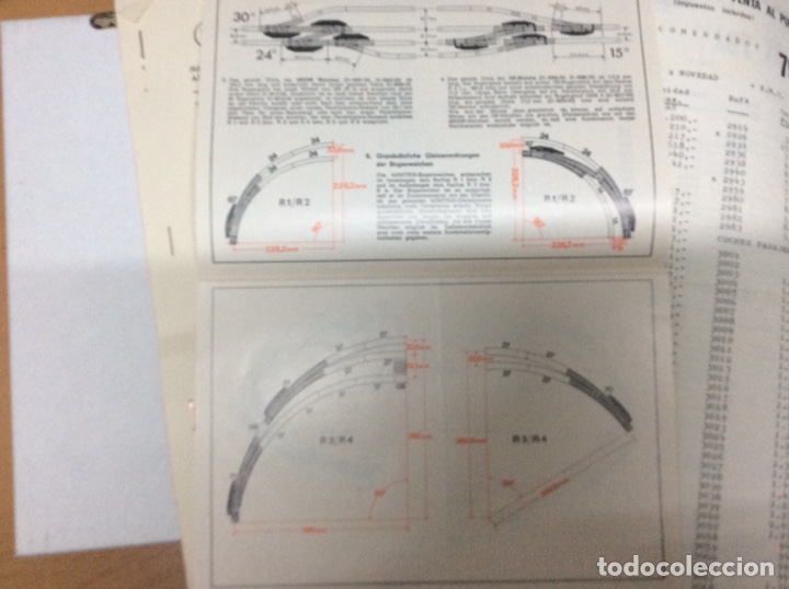 Trenes escala: MINITRIX CAT&Aacute;LOGOS E INSTRUCCIONES (en alem&aacute;n ,franc&eacute;s y castellano)finales de los 70 - Foto 12