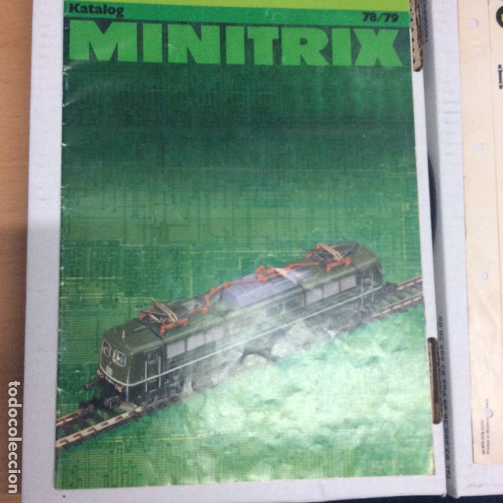 Comboios Escala: MINITRIX CAT&Aacute;LOGOS E INSTRUCCIONES (en alem&aacute;n ,franc&eacute;s y castellano)finales de los 70