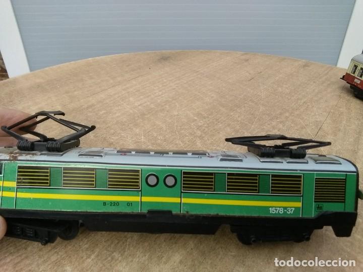 Trenes escala: Locomotora y dos vagones - Foto 3