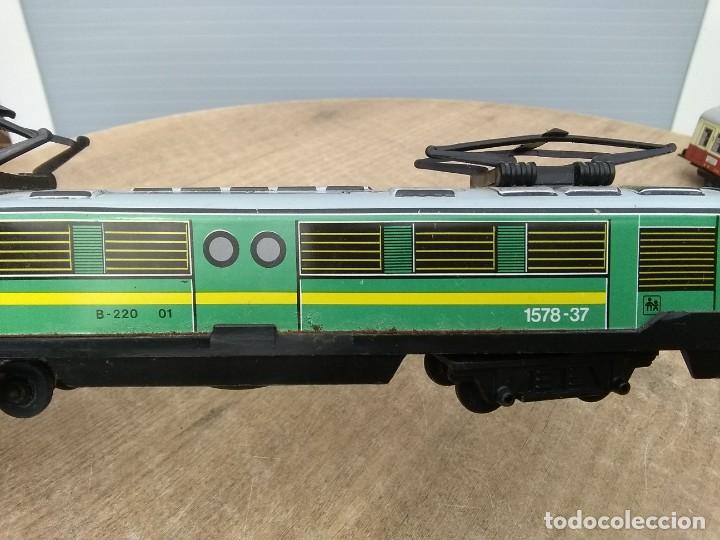 Trenes escala: Locomotora y dos vagones - Foto 4