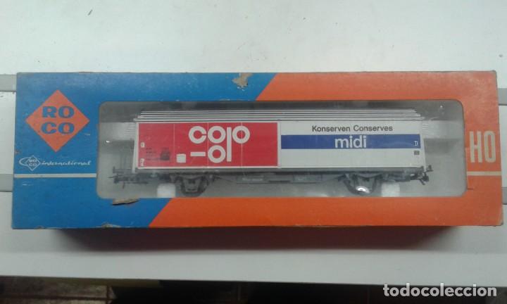 Trenes escala: Vag&oacute;n de mercanc&iacute;a Roco NUEVO - Foto 2