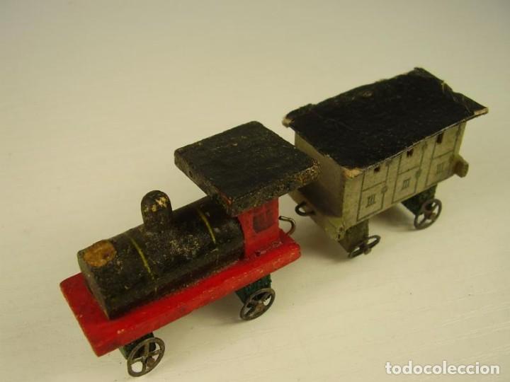 Trenes escala: Tren miniatura. 1930 - Foto 2