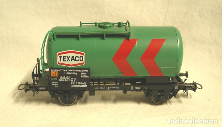 Trenes escala: Vagon Cisterna Gasolina Refinada Texaco - Foto 1